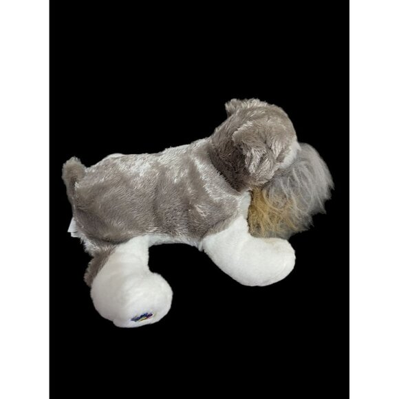 Ganz Webkinz Schnauzer Plush 9" Stuffed Animal Toy Dog  gray - Picture 2 of 9
